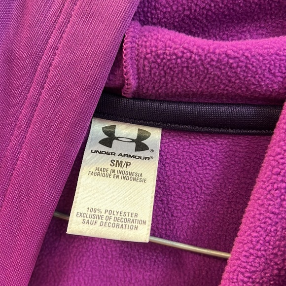 Women’s Under Armour 2 tone purple hoodie size small - Picture 3 of 4